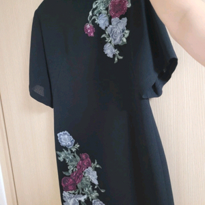 모조에스핀 플라워자수 원피스 55