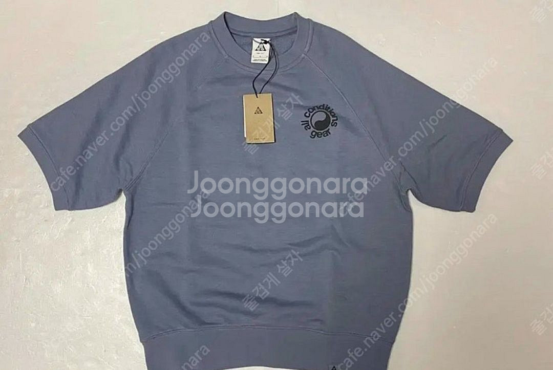 나이키 남성 acg 네이비 반팔 nike--0