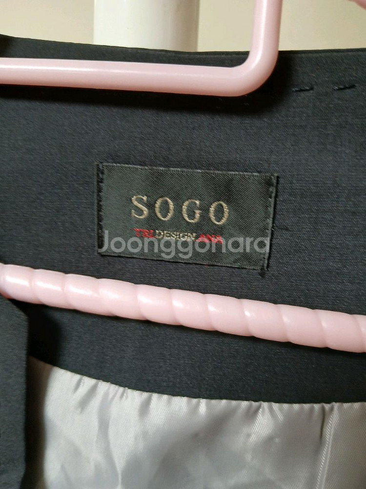 SOGO 검정 얇은 정장 스타일 가을 자켓--6
