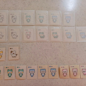 잇지 트윈지띠부씰 판매-1000~3천