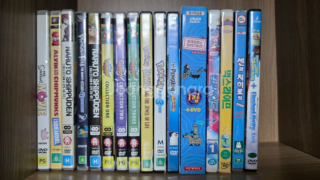 애니 DVD 한글 영어판--0