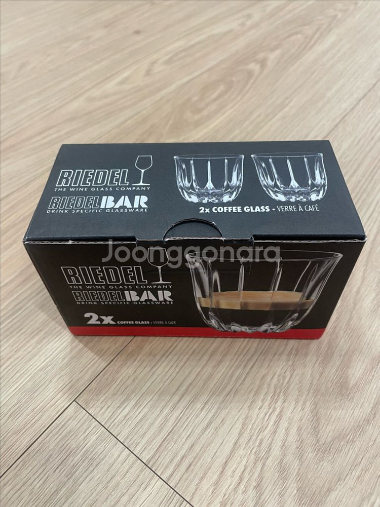 리델 RIEDEL 바웨어 시리즈 커피 글라스 2개 신품--0