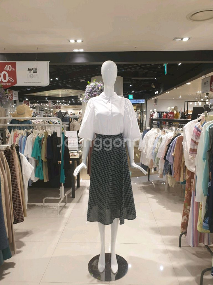 듀엘 퍼프소매 블라우스--6