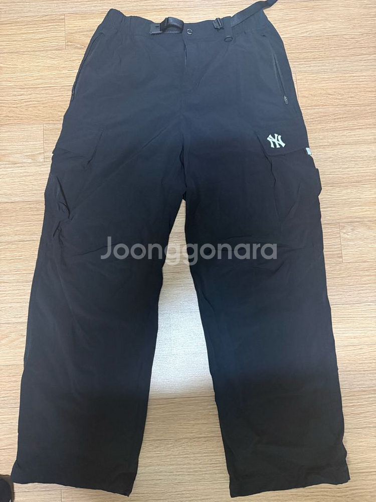 MLB고프코어 립스탑벨트 카고 와이드팬츠--0