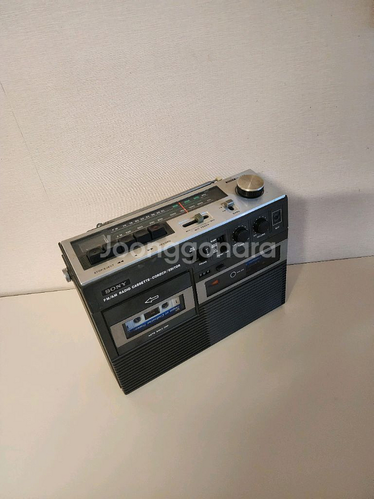 희귀한 빈티지 소니 카세트 플레이어 CF-1750--8
