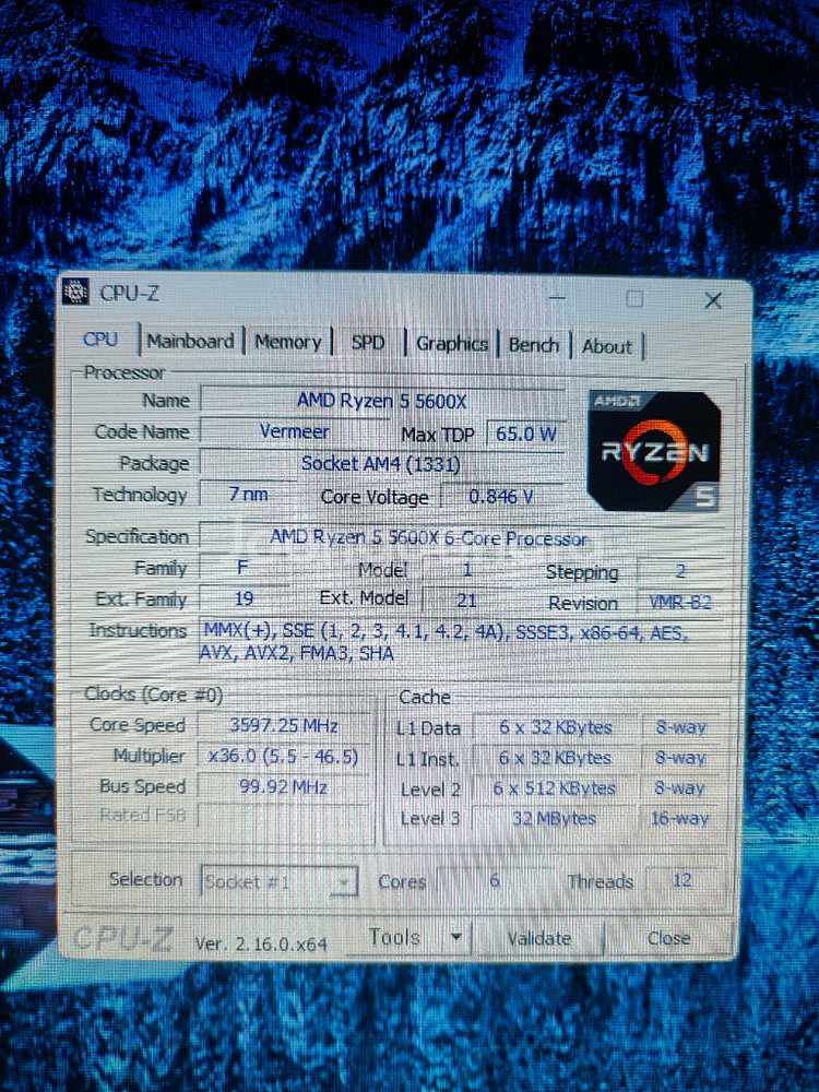 AMD Ryzen 5 5600X CPU.메인보드.쿨러--7