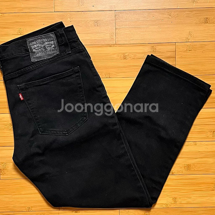 리바이스 블랙진 데님팬츠 W36 L34--0