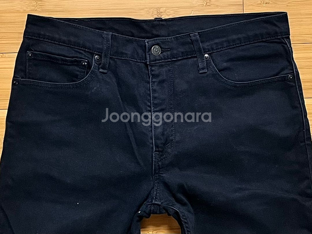 리바이스 블랙진 데님팬츠 W36 L34--2