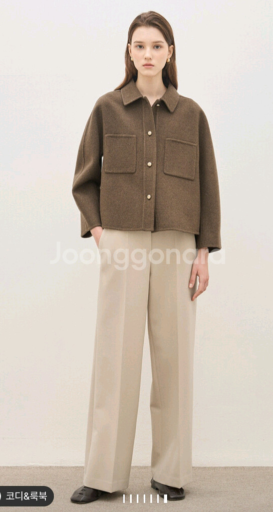 더 캐시미어 캐시미어 블랜드 코트 55~66--2