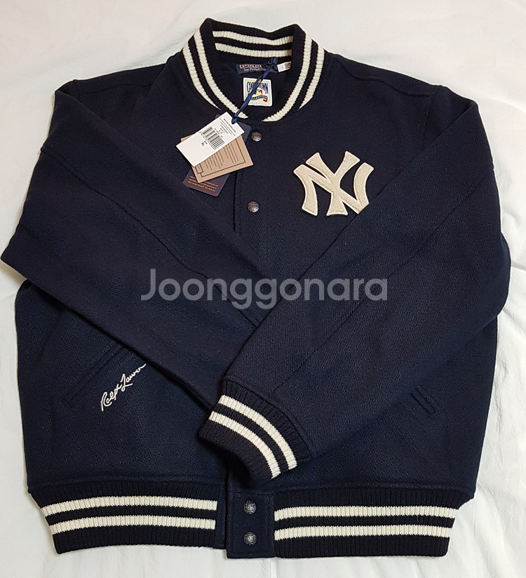 [L,XL] 폴로xMLB 양키스 바시티 울 자켓 팝니다--1