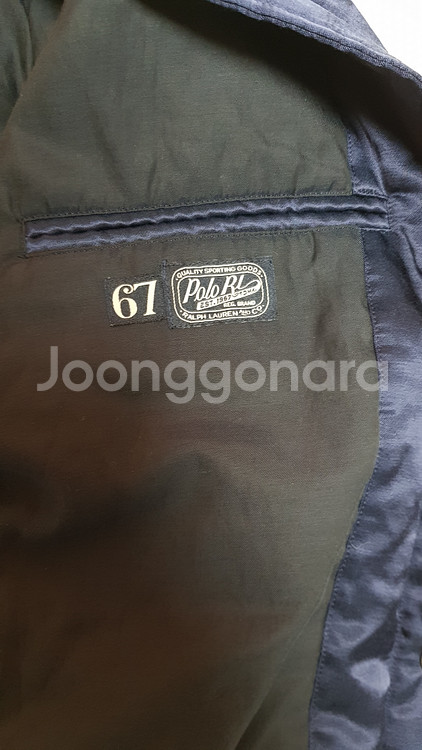 [L] 폴로 뉴욕 새틴 바시티 자켓 팝니다.--3
