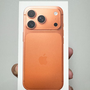 아이폰 17 프로 256GB 자급제 오렌지 미개통