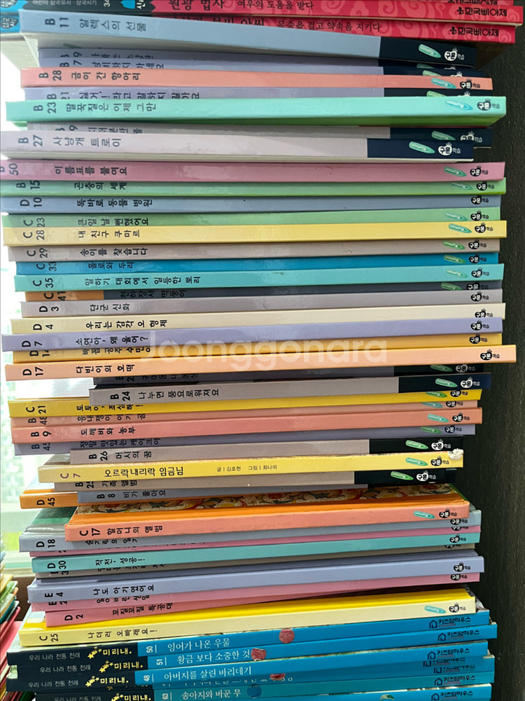 아동전집 9종(탄탄수학,전래,세계명작,위인전 등)--9
