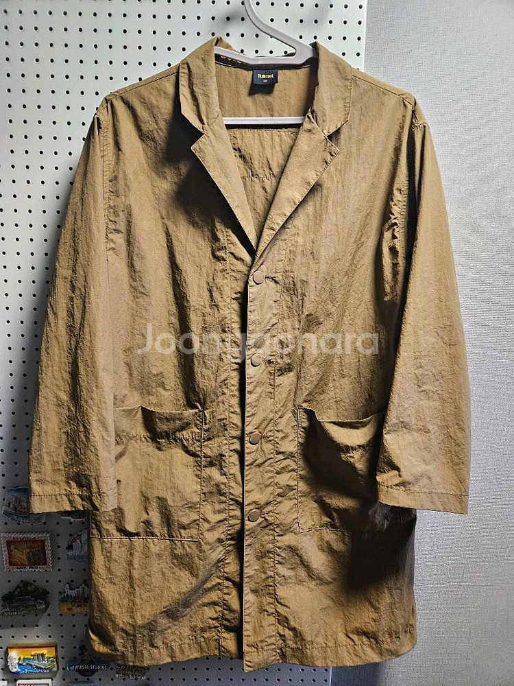 블루테일 베이지 바람막이 자켓(사이즈150)--0