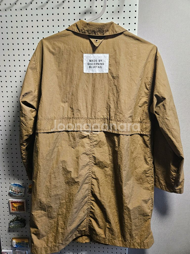 블루테일 베이지 바람막이 자켓(사이즈150)--1