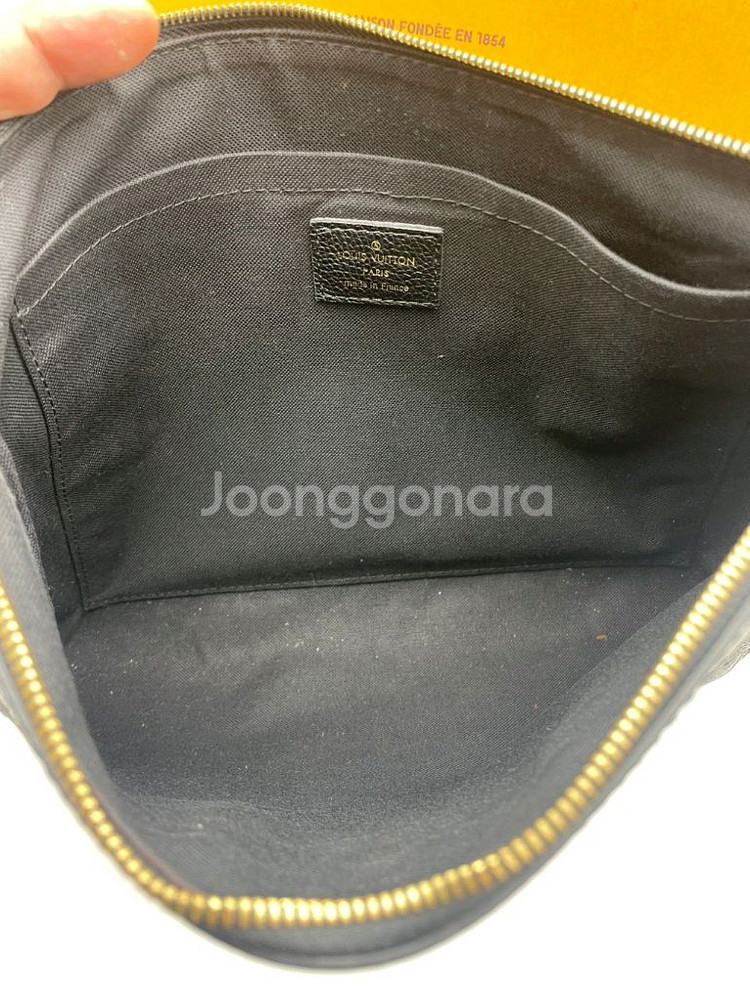[ 정품 ] 루이비통 앙프렝뜨 데일리 파우치 클러치백--4