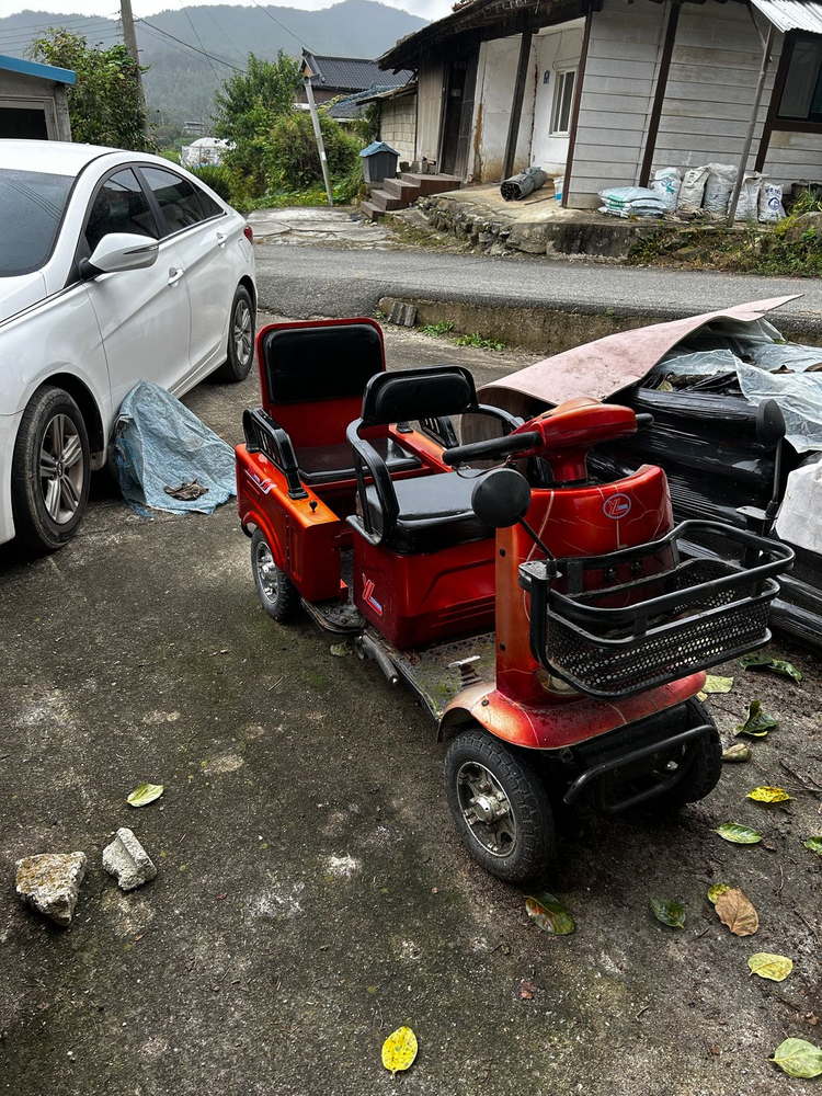 노인용 전동차 이미지