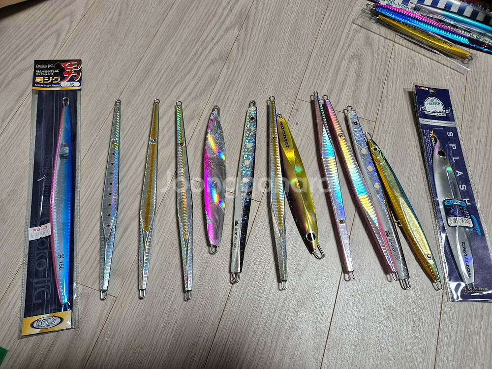 메탈 지그헤드 가방 사용중낚시줄 일괄--1