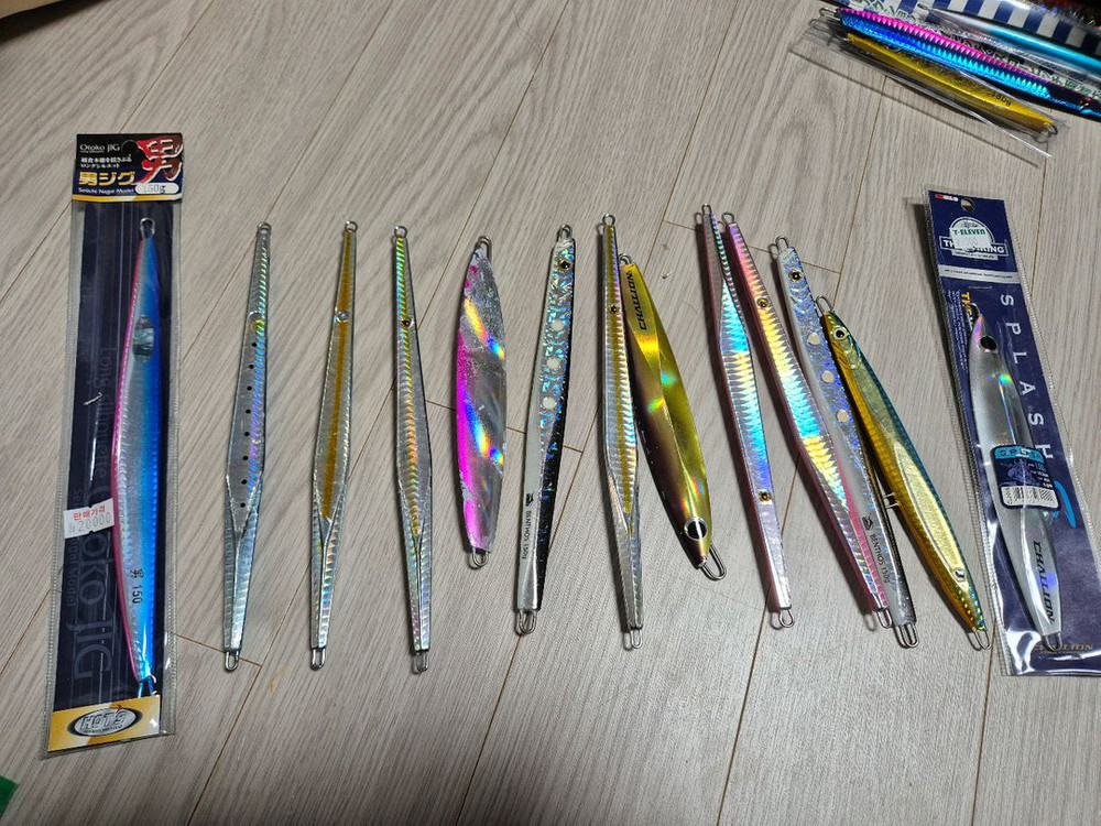 메탈 지그헤드 가방 사용중낚시줄 일괄 이미지