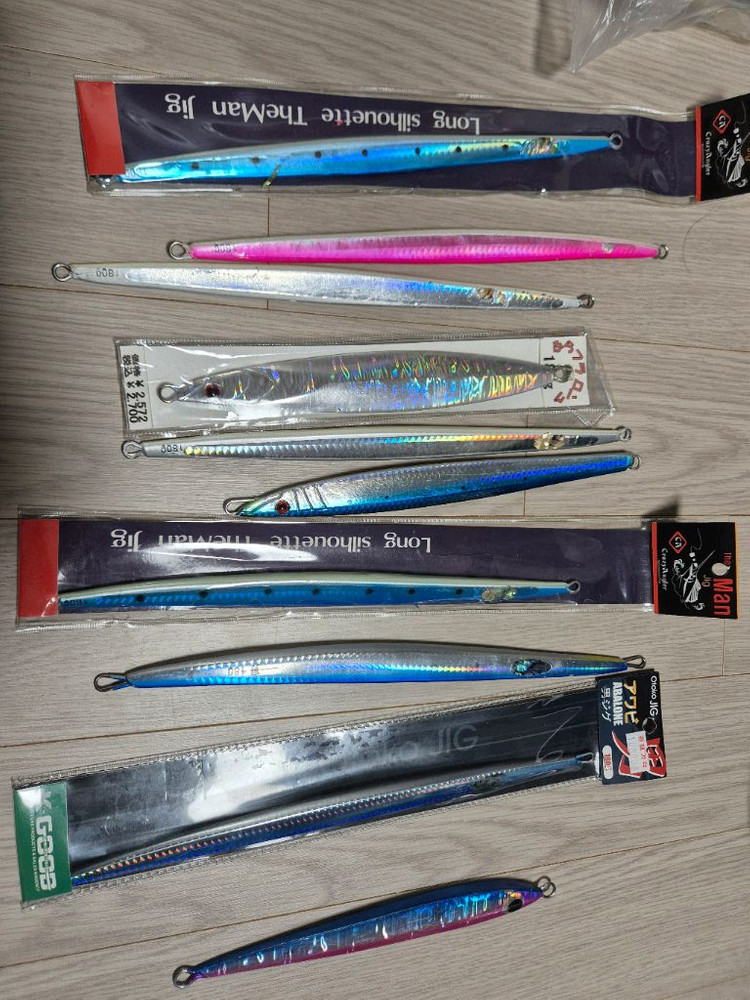 메탈 지그헤드 가방 사용중낚시줄 일괄 이미지