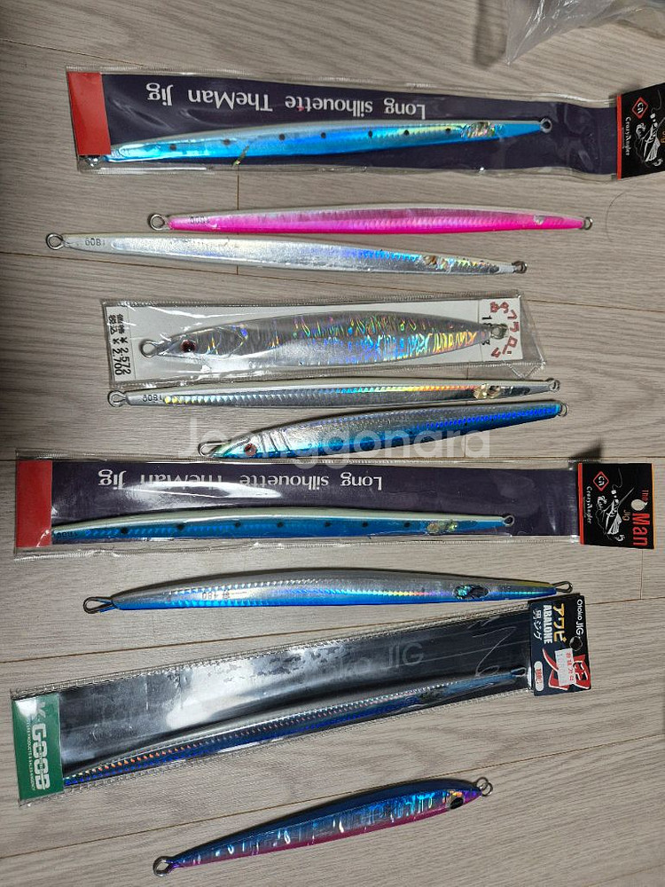 메탈 지그헤드 가방 사용중낚시줄 일괄--2