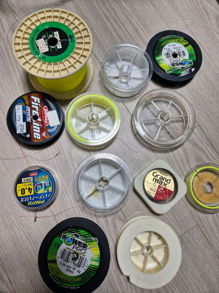 메탈 지그헤드 가방 사용중낚시줄 일괄 이미지