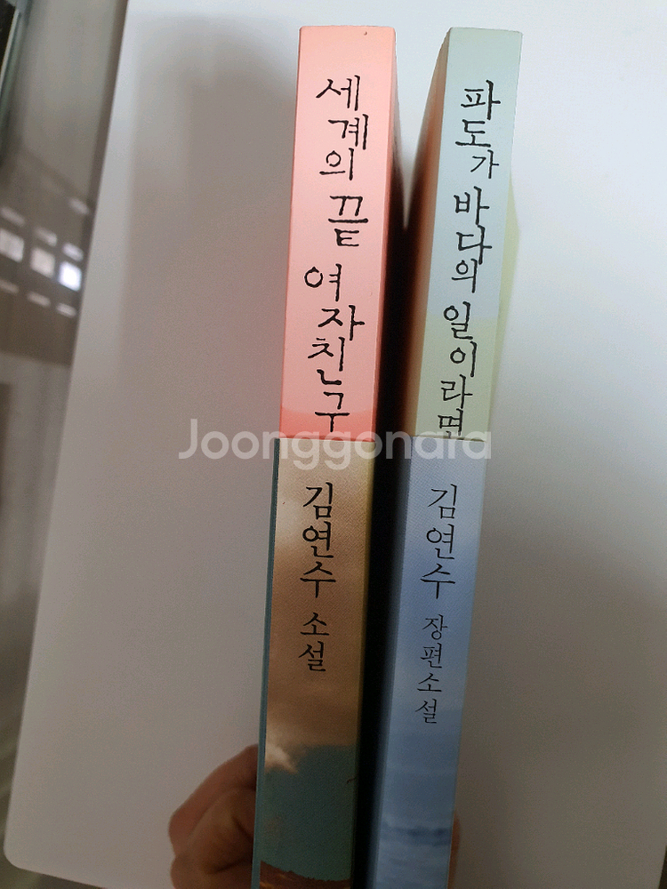 드라마 남자친구 속 도서[세계의끝 여자친구 외1권]판매--2