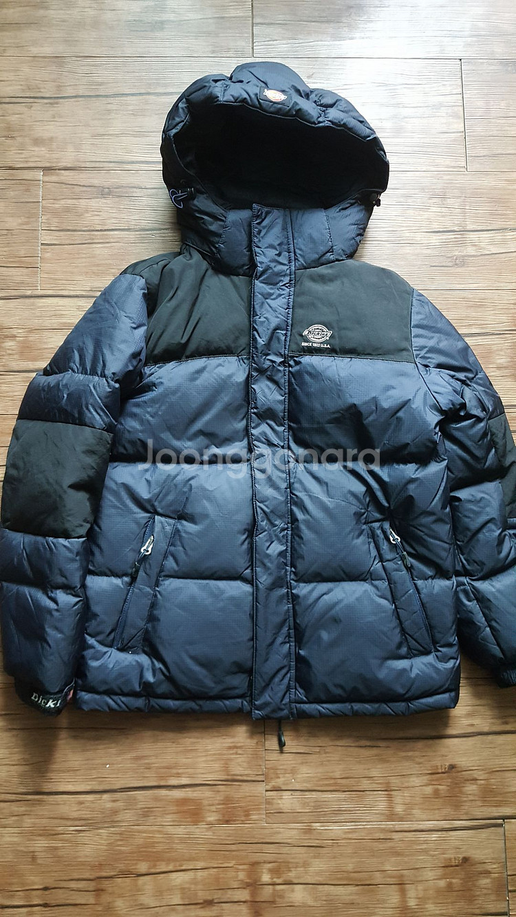 사이즈90 140- 150 정도 디키즈 덕다운 후드패딩--0