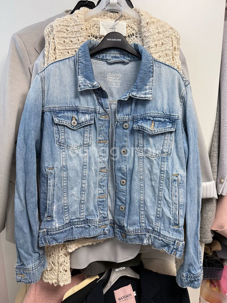 자라 ZARA 청자켓 M--0