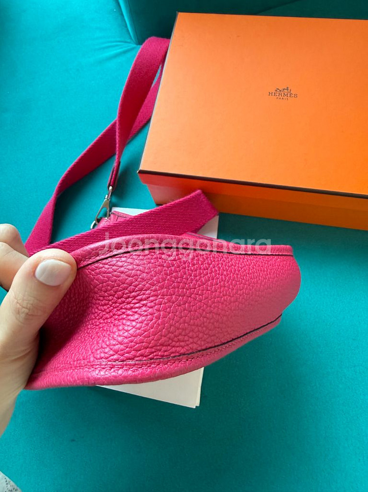 에르메스 미니에블린 로즈멕시코 은장--2