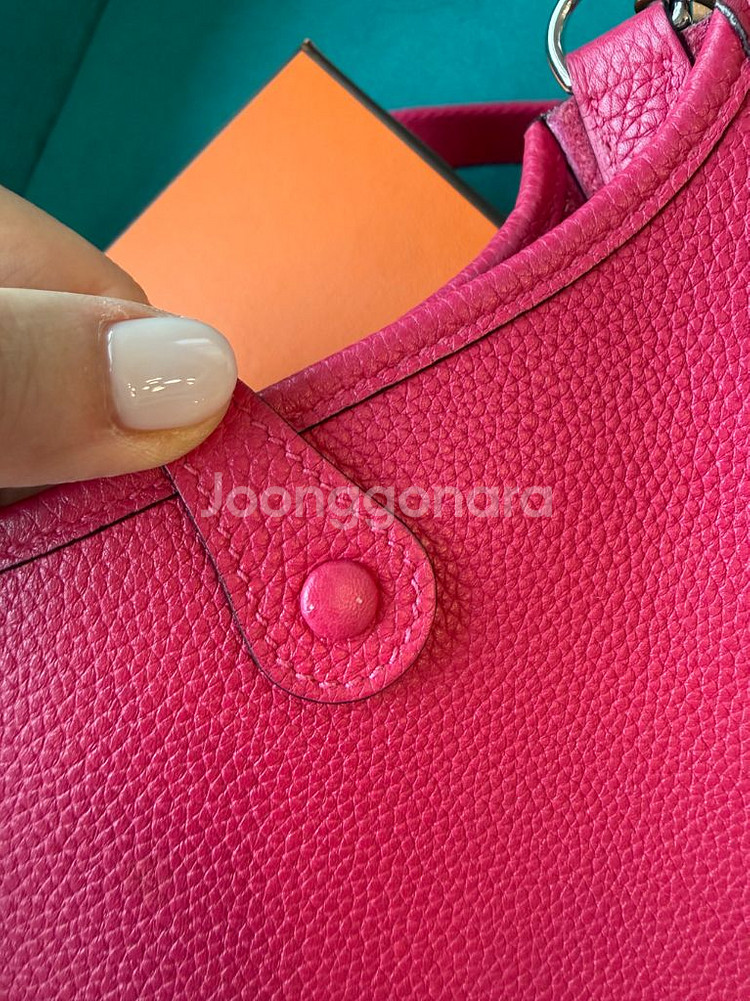 에르메스 미니에블린 로즈멕시코 은장--4