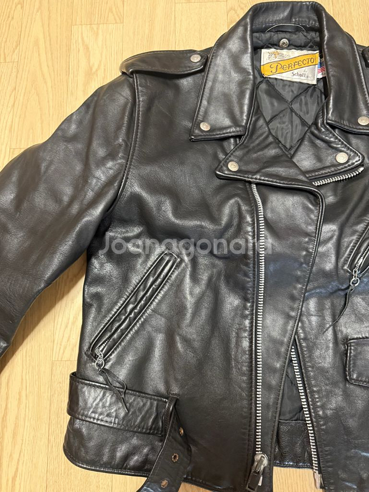 Schott 쇼트 가죽자켓 퍼펙토 618팜(42)--1