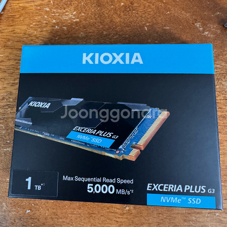 Kioxia m.2 nvme G3 1TB SSD 신동품--1