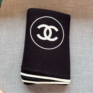 샤넬 캐시미어+실크 제니 머플러 블랙