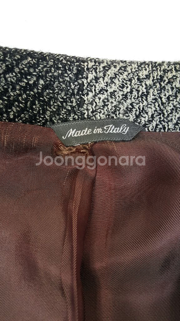 그리슬리 회색 첵크 오버핏 남성 트위드 자켓--6