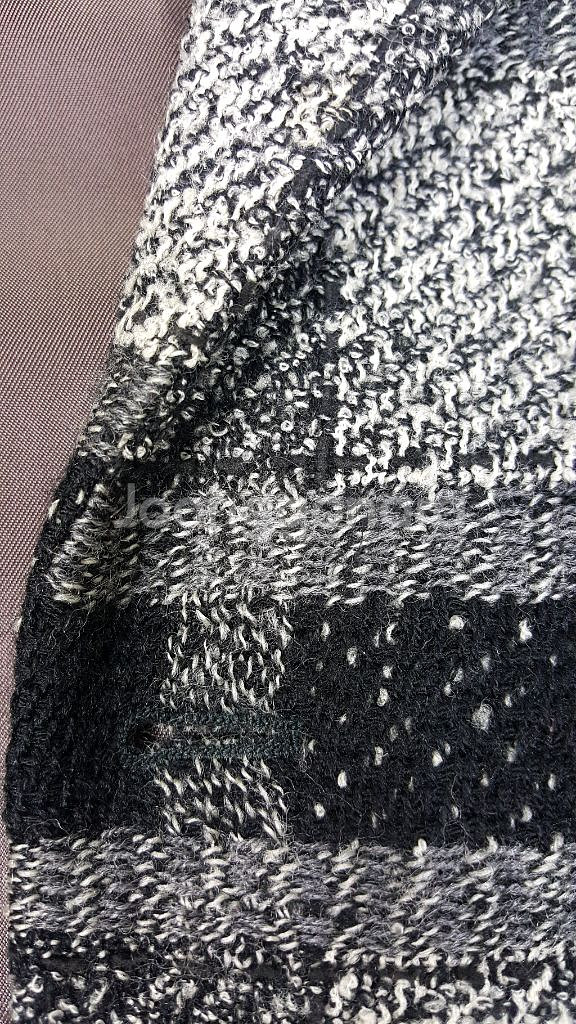 그리슬리 회색 첵크 오버핏 남성 트위드 자켓--5