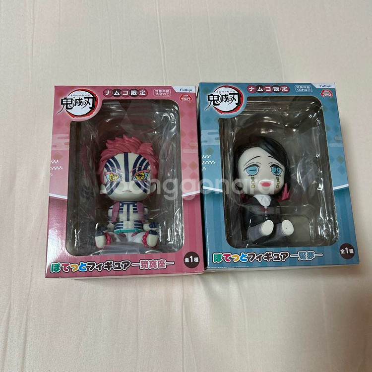 미개봉)귀멸의칼날 포테토 아카자 엔무 피규어 가챠--0