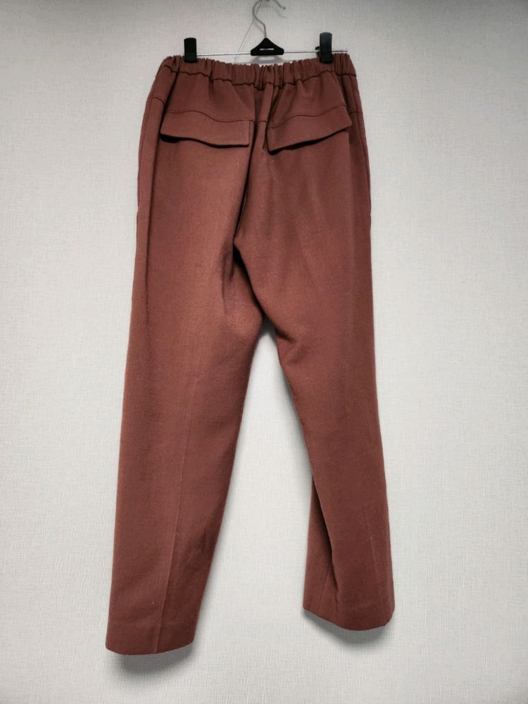 sj 레터링 벨트 포인트 팬츠--1