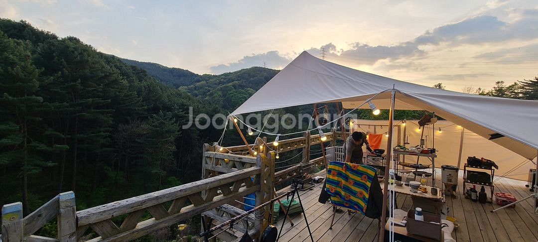 위모캠 세라핌 면텐트+타프+윈도우스크린--9