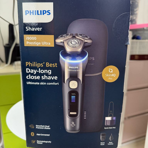 필립스 전기 면도기 i9000 프레스티지 울트라 UV케