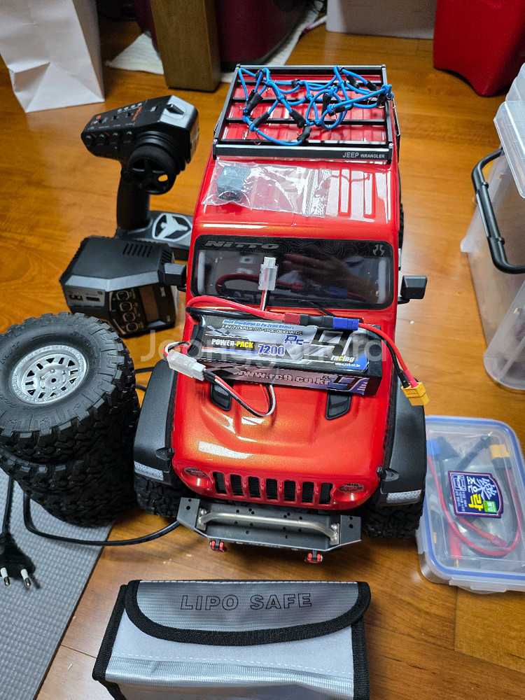 AXIAL scx III 지프 랭글러 루비콘 RC카--0