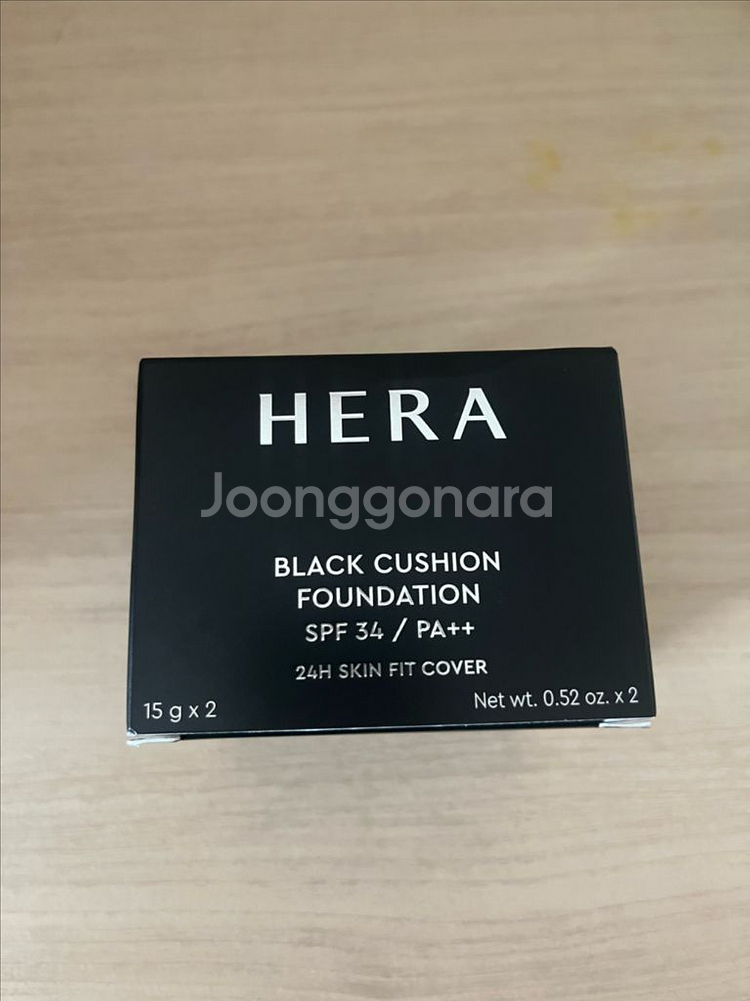 헤라 블랙 쿠션 21N1 새상품 (본품+추가리필)--0