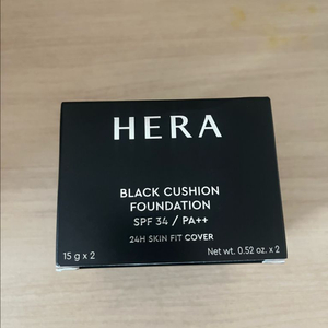 헤라 블랙 쿠션 21N1 새상품 (본품+추가리필)