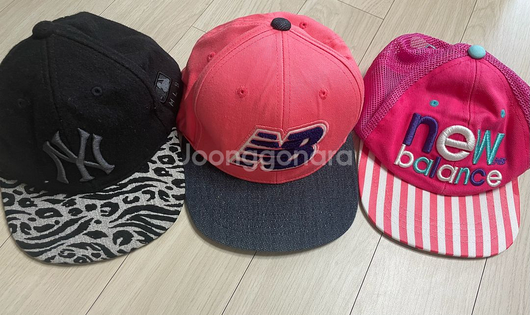 정품 MLB 뉴발란스 아기 모자 49~53cm 일괄--0