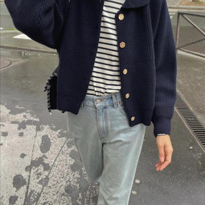 스튜디오 심플멍 와플 가디건