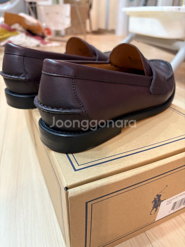 25FW 폴로 레더 페니 로퍼--1