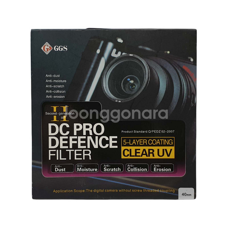 GGS DC 프로 디펜스 카메라 렌즈 필터 40mm--1