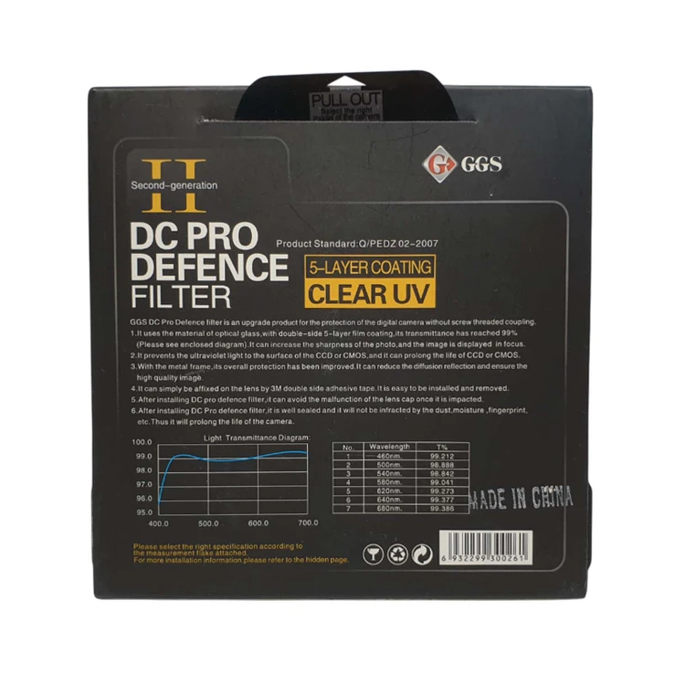 GGS DC 프로 디펜스 카메라 렌즈 필터 40mm 이미지