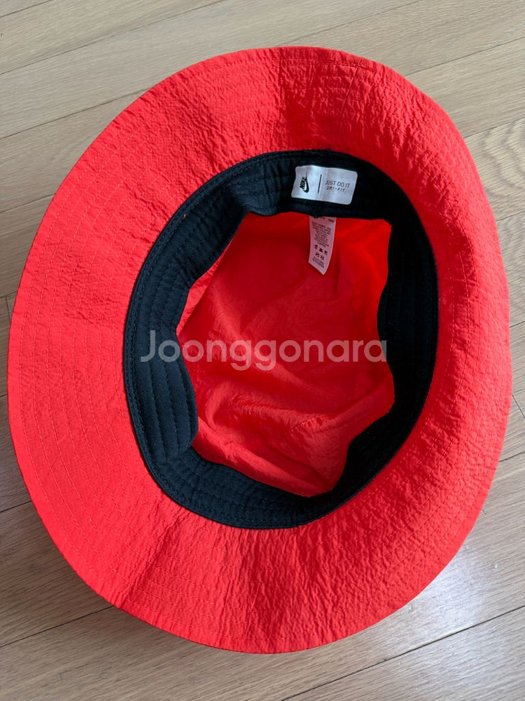 [L/XL] 나이키 스투시 나투시 버킷햇 모자 레드--5