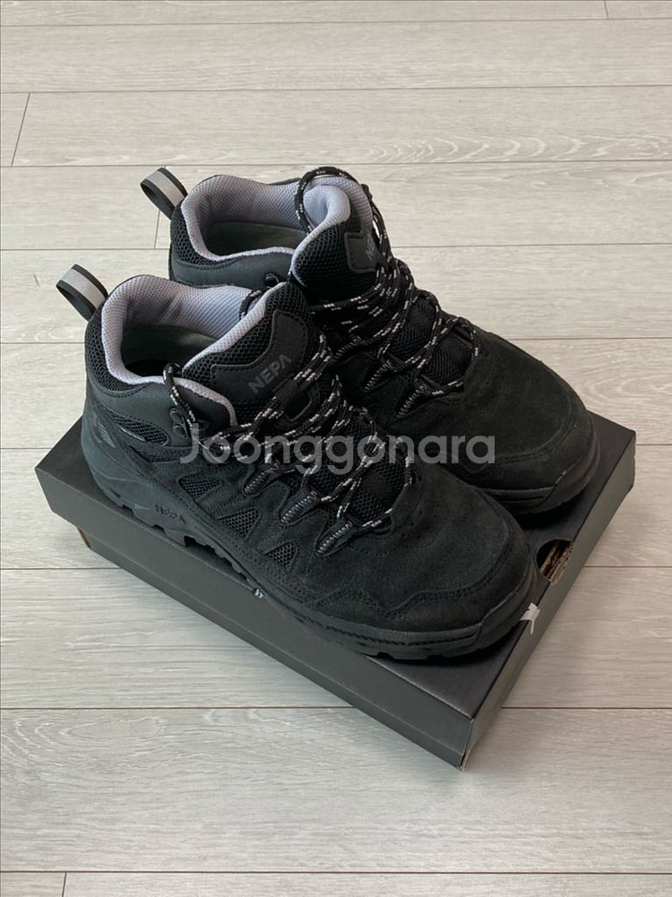 [1회착용] 네파 칸네토 GTX 블랙 240사이즈--1